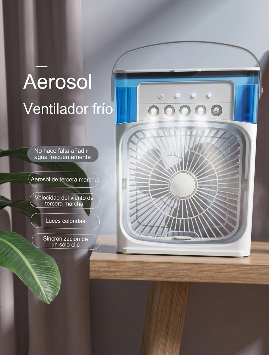 ventilador con humidificador