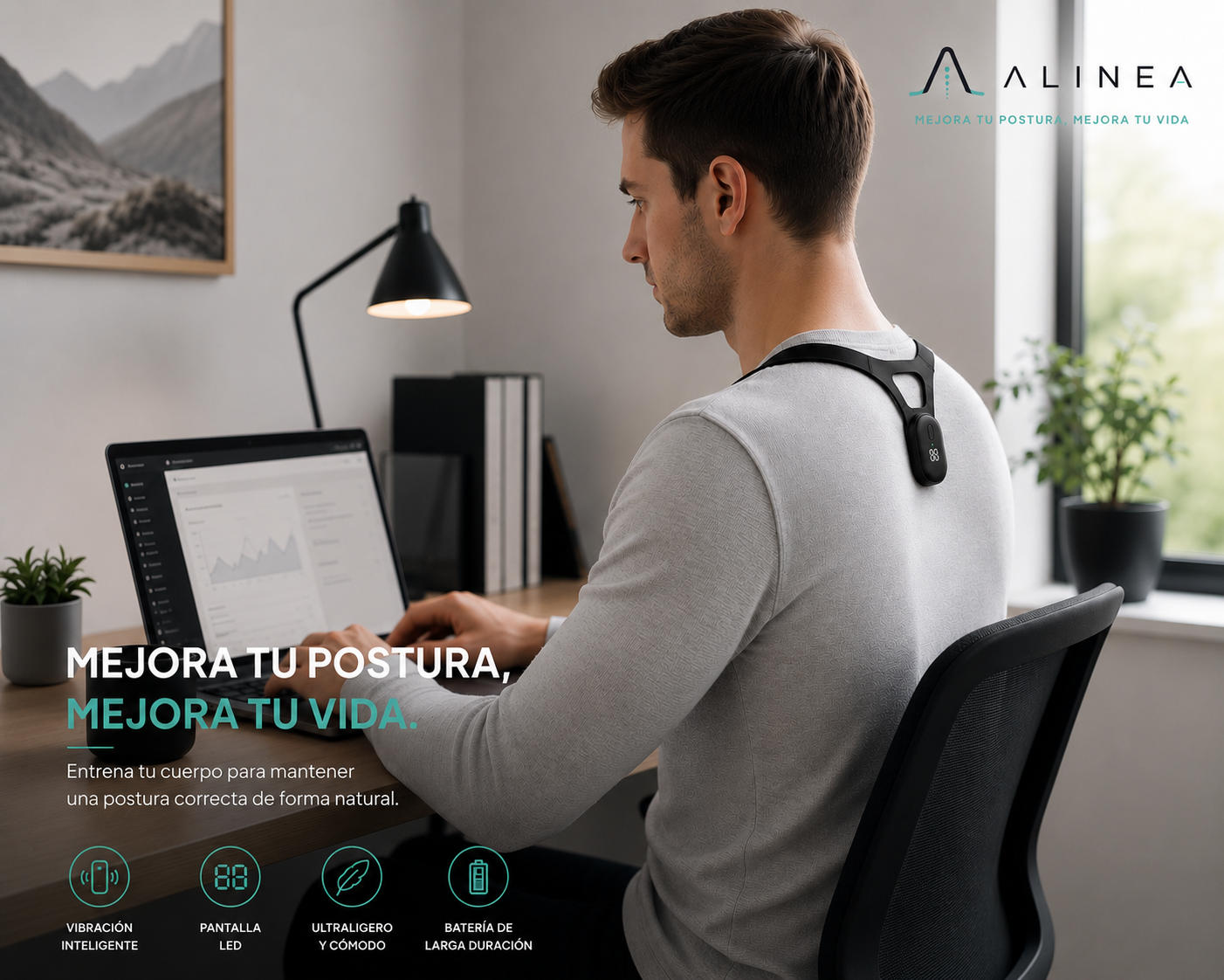 Alinea corrector de postura inteligente
