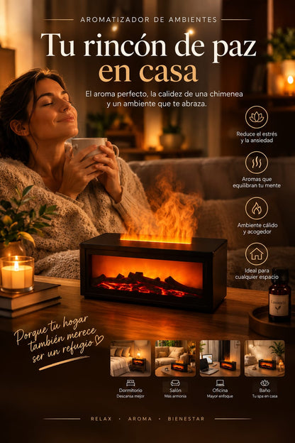 Ember Aromatizador de Chimenea – Ambiente Cálido y Aroma Envolvente